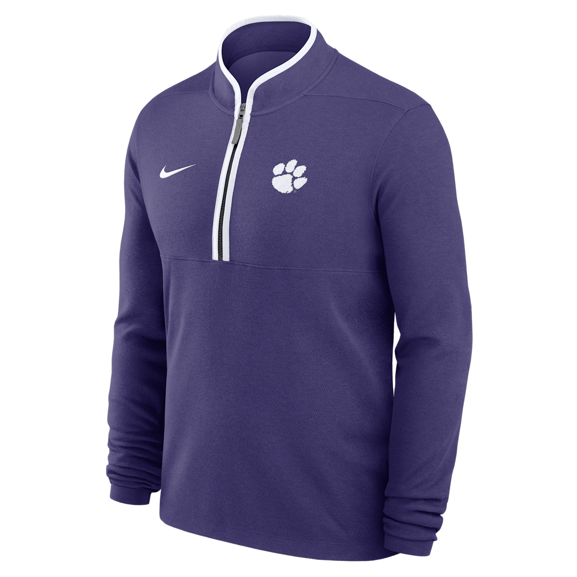 リーメント Clemson Victory Men's Nike Dri-FIT College 1/2-Zip Long-Sleeve Top